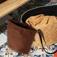 thumbnail image 2 of Worgeous 2pcs Tall Purse Organizer Insert Women Round Handbag Organizer Storage Handbag Purse Organizer for Round Cosmetic Pouch Bucket Bag Brown, 2 of 8