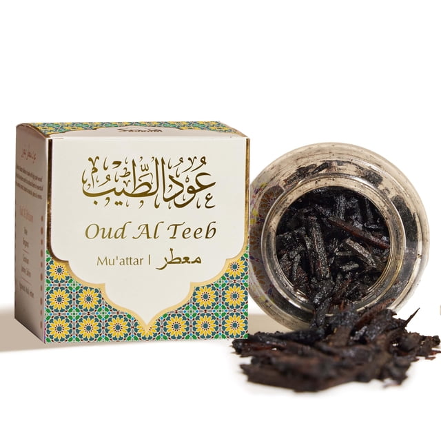 Incienso Dukhni Oud Al Teeb Muattar Bakhoor, tarro de 40 g
