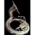 thumbnail image 2 of Sousaphone 25 Valve Big Tuba Made Of/Full Brass W/Bag Brass Finish Tubas Silver, 2 of 3
