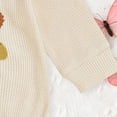 thumbnail image 5 of Baby Newborn Romper ClothesCotton for 3-6 Months Newborn Baby Boy Girl Spring Fall Clothes Long Sleeve Bubble Sweatshirt Romper Cute Infant Outfit, 5 of 7