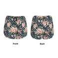 thumbnail image 5 of Lsque Vintage Floral Printed Women's Running Shorts with Liner Pockets,Elastic Quick Dry Workout Athletic Gym Yoga Shorts,Womens High Waist Shorts-Medium, 5 of 9