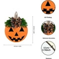 thumbnail image 2 of Jimin Halloween Door Sign Hanger Decorations, Cute Halloween Ghost Decor Welcome Wood Wreaths for Front Door Farmhouse Porch Wall Decor Outdoor, 2 of 10