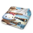 thumbnail image 3 of Hello Kitty Blanket, Super Soft Throw Blanket, Cozy Flannel Blankets For Boys Girls, Warm Blankets For Couch Sofa Bed, 50"X40", 3 of 9