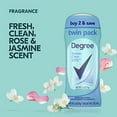 thumbnail image 3 of Degree Women Dry Protection Antiperspirant Deodorant, Shower Clean, 2.6 oz, Twin Pack, 3 of 5