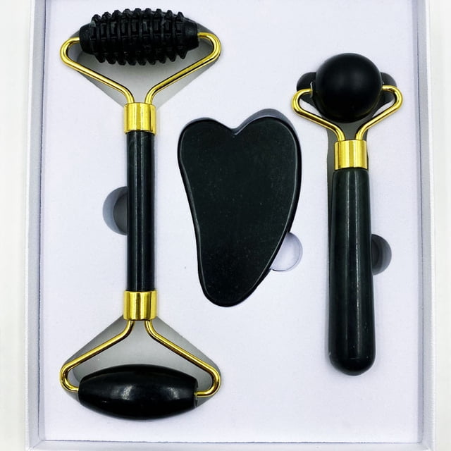 Set de Gua Sha de Jade amatista natural XianweiShao Masajeador facial antienvejecimiento