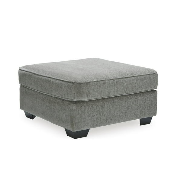 Signature Design by Ashley Contemporary Altari Oversized Accent Ottoman Chenille Alloy