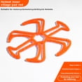 thumbnail image 3 of Wosthever Almohadilla para casco de bicicleta eléctrica, forro protector desmontable para adultos y niños, rojo Ciclismo Naranja, 3 of 6
