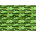 thumbnail image 1 of Ahgly Company Machine Washable Indoor Rectangle Transitional Green Area Rugs, 7' x 9', 1 of 7