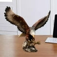 thumbnail image 6 of deevoka Modern Eagle Figurines Collectible Sculpture for Office Decoration Gift 31cmx16.5cmx25.5cm, 6 of 9
