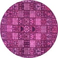 thumbnail image 1 of Ahgly Company Indoor Round Persian Pink Traditional Area Rugs, 5' Round, 1 of 4