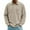Khaki, variant on Mens Long Sleeve Shirts Gray with Pocket Work Corduroy Tops Collared Loose Fit Pullover Button Mens Classic T-Shirt