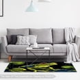 thumbnail image 6 of Frog Modern Geometric Polyester Area Rug - Grey and White Contemporary Right-Angle Floor Mat for Living Room, Bedroom, or Office Decor - 5x7 ft Dimension, 6 of 6