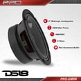 thumbnail image 2 of DS18 PRO-GM8B Haut-Parleur Central 8 Pouces 8-Ohms - 580 Watts Max, 190 Watts Rms - 1 Haut-Parleur, 2 of 5