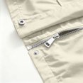 thumbnail image 6 of thefmos Womens Stand Collar Jacket Lightweight Casual Zip Up Coat Trendy Fall Outfits Cropped Spring Jackets with Pockets, White S, 6 of 6