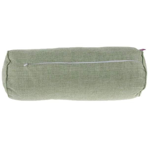 Almohada cervical suave para el cuello, soporte para columna vertebral, cadera, tobillo y alivio del estrés. Verde