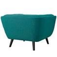 thumbnail image 2 of Modway Bestow Upholstered Fabric Armchair in Teal, 2 of 3