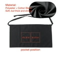 thumbnail image 2 of URBY 2pcs Plus Size Half Apron Extra Wide with Pockets, Waterproof, Black, 2 of 5