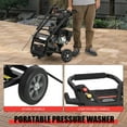 thumbnail image 5 of Telyswee 3600-PSI, 2.6-GPM Gas Pressure Washer with 5 Nozzles & 26ft Hose, Black, 5 of 7