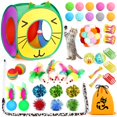 thumbnail image 1 of Juguetes interactivos para gatitos Cat Toys Kaqinu, 37 unidades, con túnel para gatos, 1 of 7