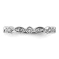 thumbnail image 5 of 14k White Gold Diamond Fancy Band RM5624, 5 of 5