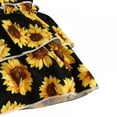thumbnail image 5 of AJZIOJIRO 3-24M Baby Toddler Girl Shorts Outfit Sunflower Print Ruffle Sleeveless Clothes, 5 of 5