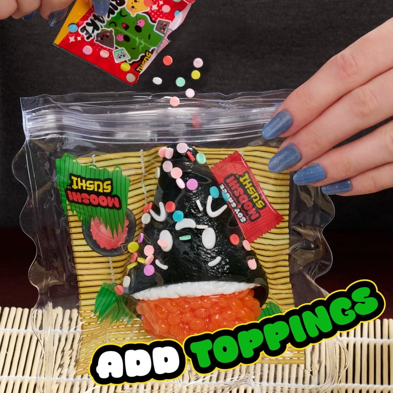 Ooey Gooey Mooshi Sushi Goomaki Squishy Sushi Toy, Stretchy