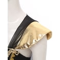 thumbnail image 6 of YiZYiF Women's Halloween Ancient Roman Empress Costume Greek God Toga Fancy Dress Mythology Cosplay Black-A S, 6 of 7