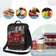 thumbnail image 4 of Logiee tractor Print Insulated Lunch Bag for Women/Men, Reusable Lunch Box for Office Work School Picnic Beach,Leakproof Freezable Cooler Bag with Shoulder Strap, 4 of 7