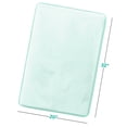 thumbnail image 3 of 1 Large Clara Clark Bath Mat Bathroom Rug - Absorbent Memory Foam Bath Rugs - Non-Slip, Thick, Cozy Velvet Feel Microfiber Bathrug, Plush Shower, Toilet- Floor Bathmats Carpet - Aqua - 20"x32", 3 of 6