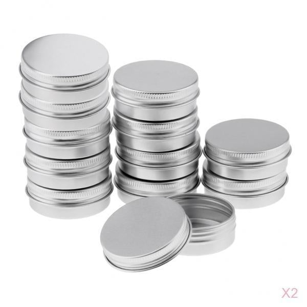 Frascos de Aluminio Zulema Vacíos de grado Alimenticio 30 Ml 24 piezas
