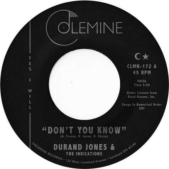 Durand Jones & the Indications - Don't You Know - Music & Performance - Vinyl [7-Inch]
