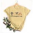thumbnail image 3 of Mujeres Manga Corta de Verano Tops Pascua Impresa Cuello Redondo, Blusa de Moda Casual para la Primavera, 3 of 4