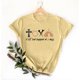 thumbnail image 3 of Mujeres Manga Corta de Verano Tops Pascua Impresa Cuello Redondo, Blusa de Moda Casual para la Primavera, 3 of 4