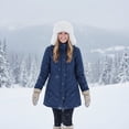 thumbnail image 7 of Trapper Hat Unisex Adult Cold Proof Russian Hat Winter Plush Lei Feng Hats Ushanka Cap Warm Hats With Ear Flaps For Skiing, Hiking, Skating, 7 of 7