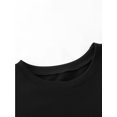 thumbnail image 4 of Boy'S Casual Short Sleeve T-Shirt - Black & White Simple , Soft & Comfortable, "Happy Face" Graphic Design, Perfect for Spring & Summer, Casual Attire, 4 of 6