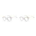 thumbnail image 3 of Qarigey 1 par de gafas para mujer, estilo y sencillo, reemplazo decorativo elegante, protección solar, gafas ultraligeras HD para mujer Gris 2piezas, 3 of 6