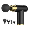 thumbnail image 1 of Mini Deep Tissue Massager 4 Massage Heads Type-C Charging 1200mAh (Black), 1 of 9