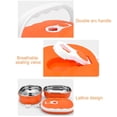 thumbnail image 5 of Dosaele Stainless Steel Insulated Lunch Box  Lunch Box 1 Layer Hot Food Lunch Containers Portable Lunchbox Stackable Bento Lunch Box Cold and Hot Food Storage Bowl for School Office Outdo, 5 of 5