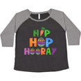 thumbnail image 3 of Inktastic Easter Hip Hop Hooray with Eggs and Carrot Women's Plus Size T-Shirt, 3 of 5