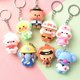 thumbnail image 1 of Keychain Creative Cartoon Key Chain Silicone Jewelry Animal Panda Key Rings Car Bag Keyring Soft Kawaii Forest Animals heqiyong toy, 1 of 2