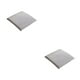 thumbnail image 2 of Kearding Cojín para silla, taburete, almohada con respaldo cuadrado, espumas viscoelásticas, almohadilla para el hogar y la oficina, Gris 2Conjunto, 2 of 6