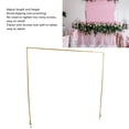 thumbnail image 3 of Support de Tige de Table avec Pinces Réglables 46 à 100 Pouces Longueur 29 à 55 Pouces Hauteur Support d'Arche de Ballons de Table Décoration Tige Suspendue, 3 of 7