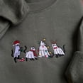 thumbnail image 3 of Cat Christmas Embroidered Sweatshirt, 3 of 3