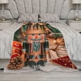 thumbnail image 5 of Christmas Nutcracker Candy Cane Flannel Fleece Throw Blanket Xmas Sweet 50x60 Inches Soft Blanket for Couch,Cozy,Warm,Lightweight, 5 of 6