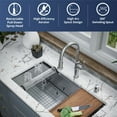 thumbnail image 5 of Karran Usa KKF365SS Brampton 1.8 GPM Single Hole Kitchen Faucet - Stainless Steel, 5 of 6
