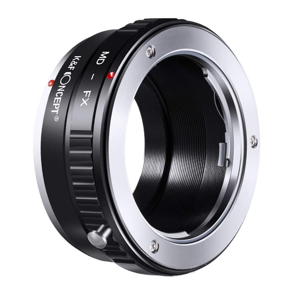 Adaptador de lentes K&F Concept MD Minolta MD MC Rokkor para Fujifilm FX
