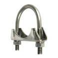 thumbnail image 4 of Stainless Steel Saddle U-Bolt Muffler / Exhaust Clamp, 2.50 Inch - 2 Pack, 4 of 6