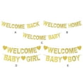 thumbnail image 4 of Wweixi 1pcs Set 16.4ft Gold Paper Card For Christening & Baptism Banners Customize Letter Banner Custom Banner Birthday Banner Gold 16.4ft, 4 of 6
