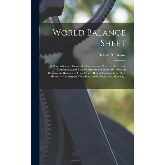 World Balance Sheet: a Comprehensive, Inventoried Examination Covering the Extent, Distribution, and Relative Depletion , (Hardcover)