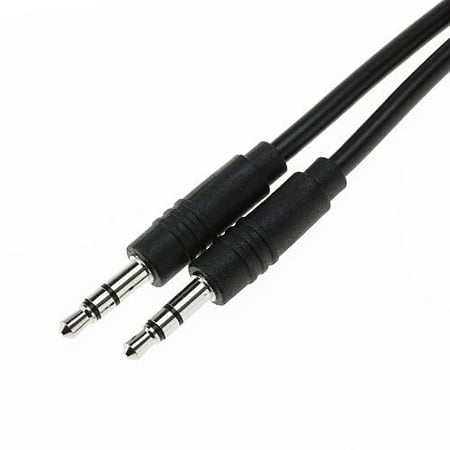 Onn 3-Foot Audio Cable Auxiliary Cord, Black